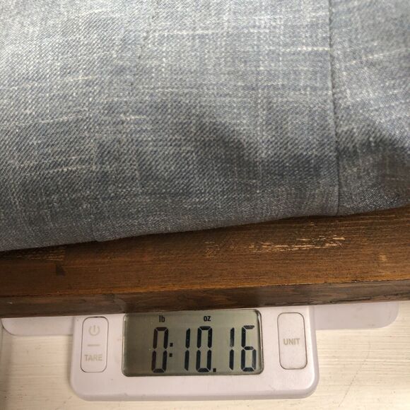 ZANELLA Platinum Loro Piana Linen Silk Wool Blazer Sz 2 Blue Jacket Career Italy - Picture 15 of 15